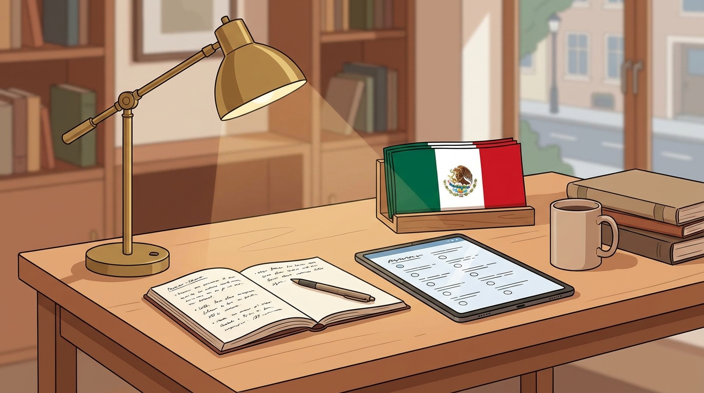 ¿Cuántas preguntas tiene el examen de naturalización mexicana?